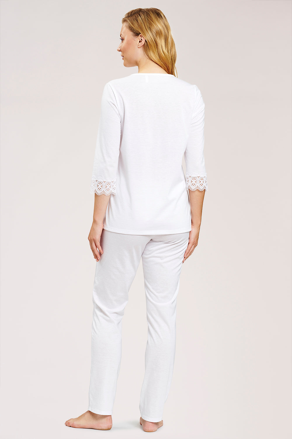 Rückansicht von Rösch Pyjama 3/4-Arm