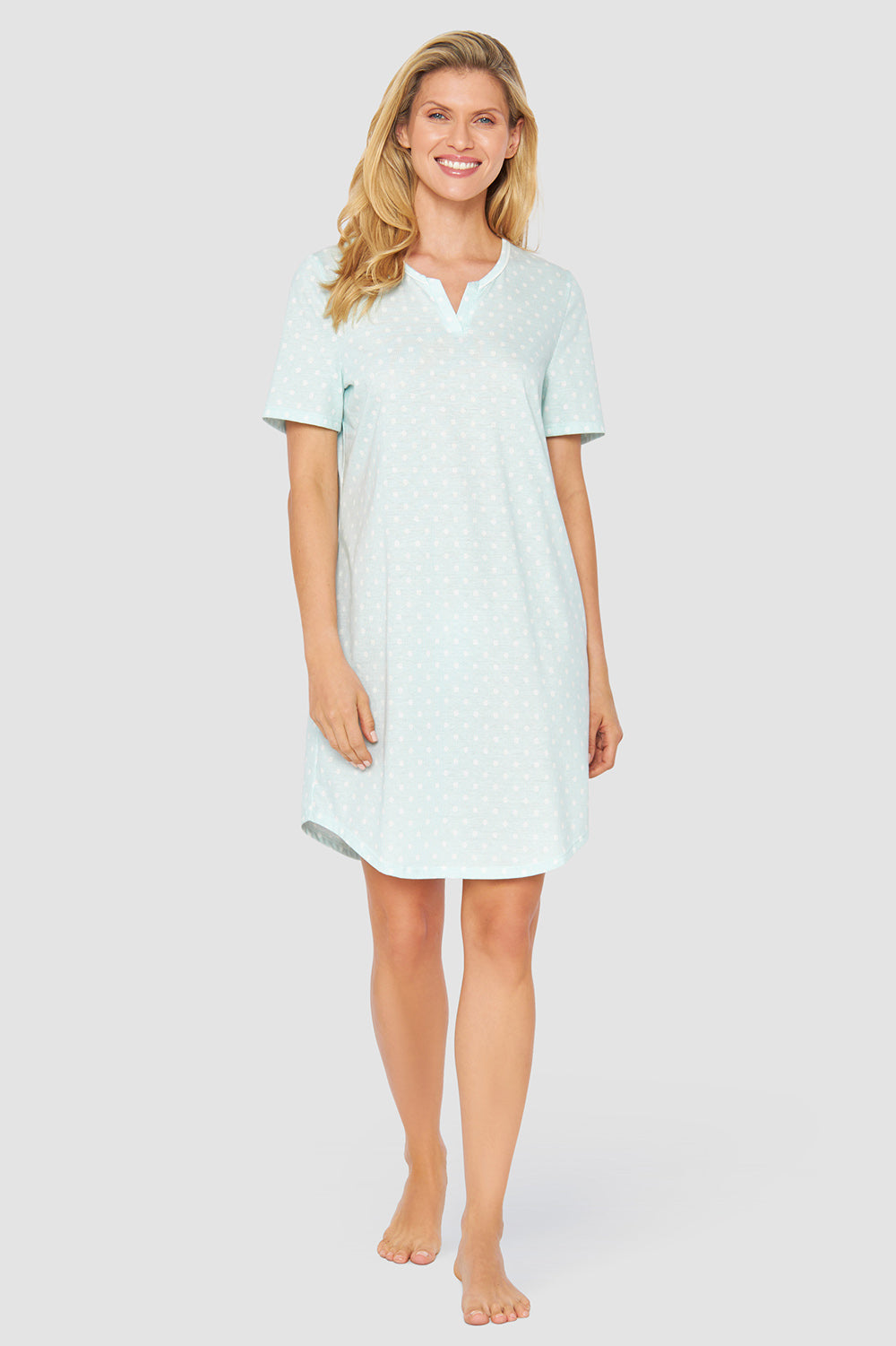 Frontalbild von Rösch Nachthemd Knielang