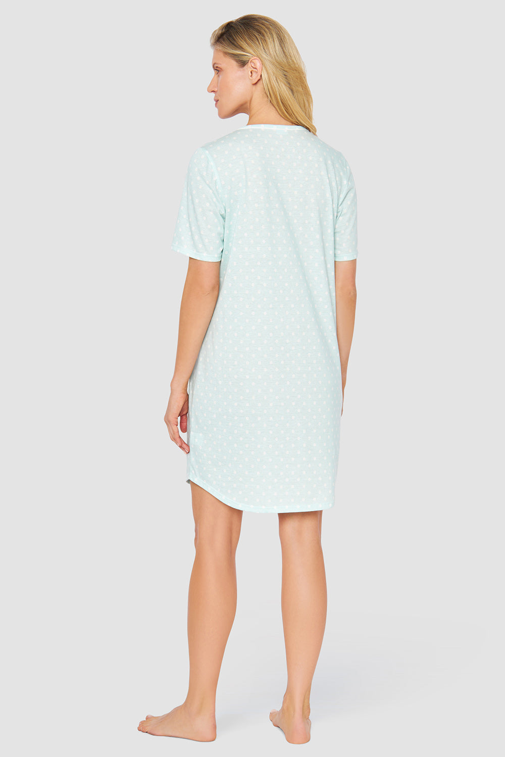 Rückansicht von Rösch Nachthemd Knielang