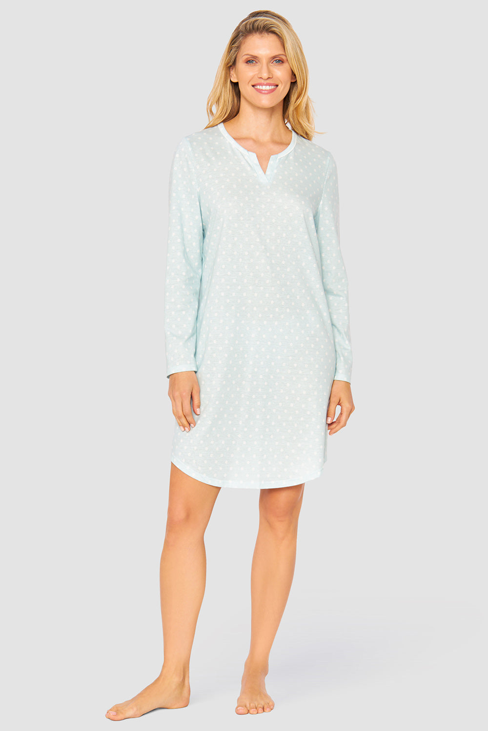 Frontalbild von Rösch Nachthemd Knielang