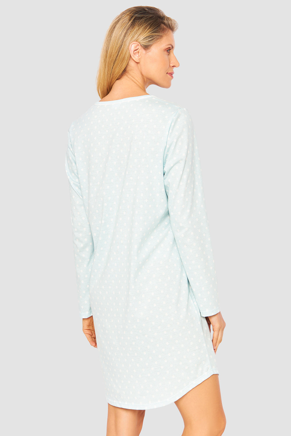 Rückansicht von Rösch Nachthemd Knielang