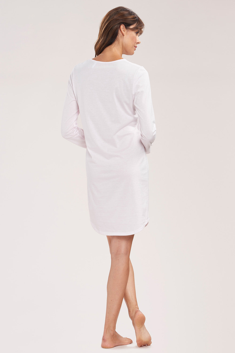 Rückansicht von Rösch Nachthemd Knielang