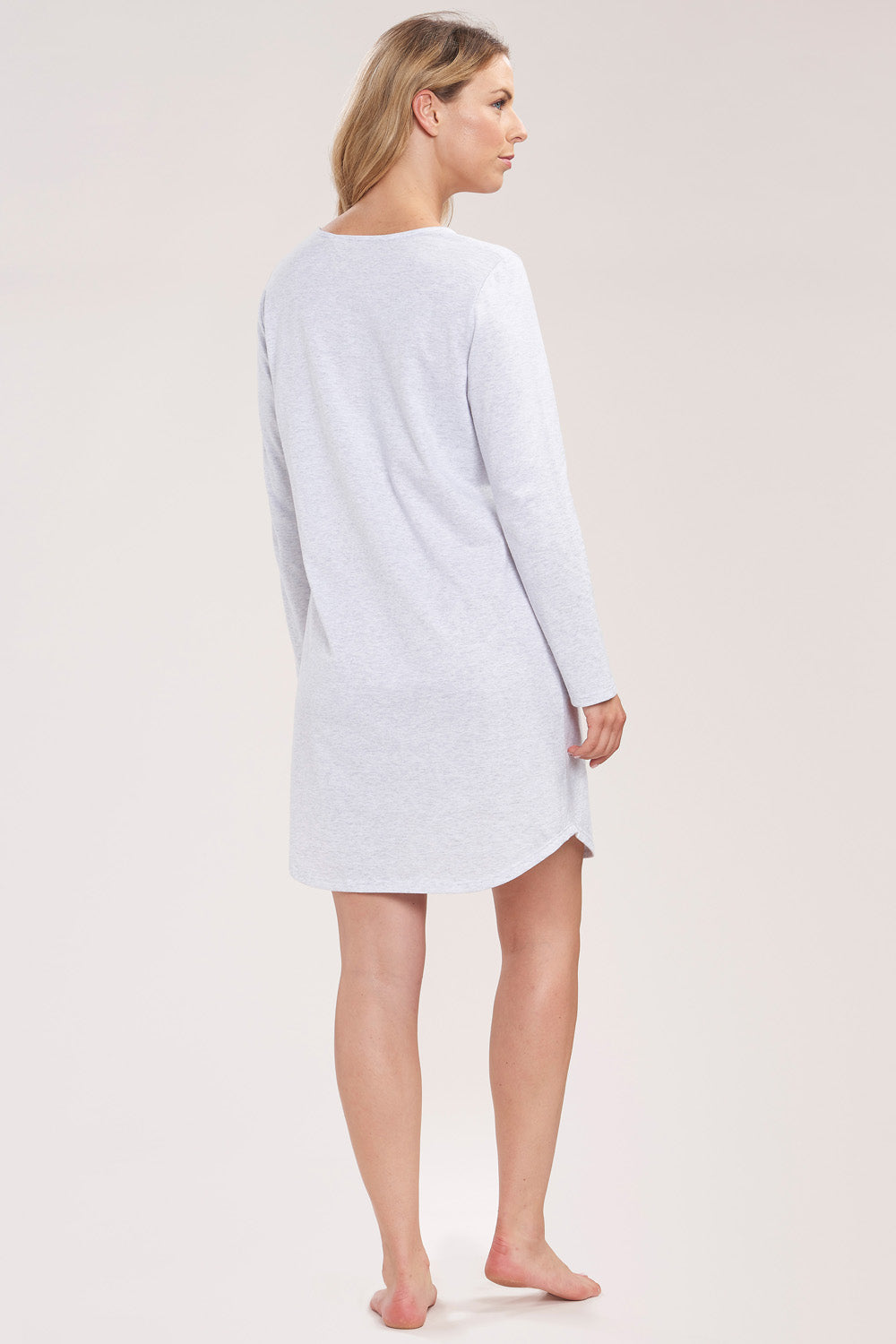 Rückansicht von Rösch Nachthemd Knielang