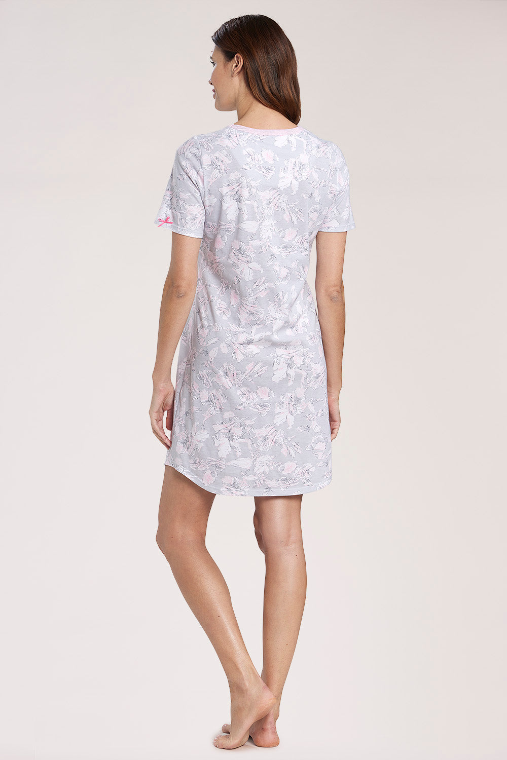 Rückansicht von Rösch Nachthemd Knielang