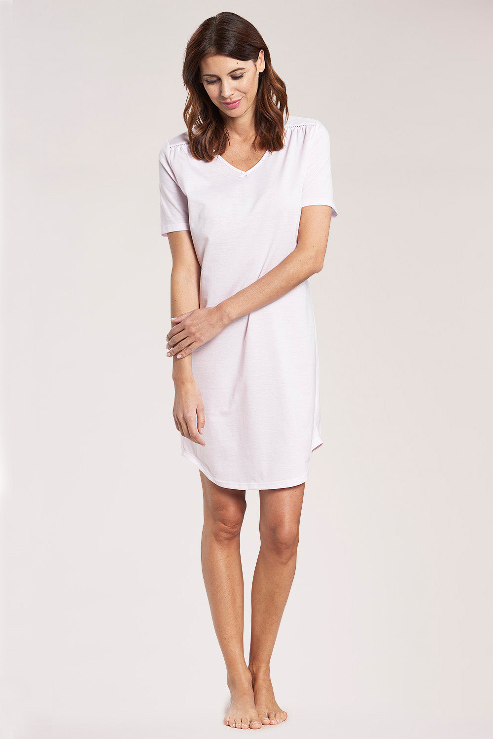 Frontalbild von Rösch Nachthemd Knielang