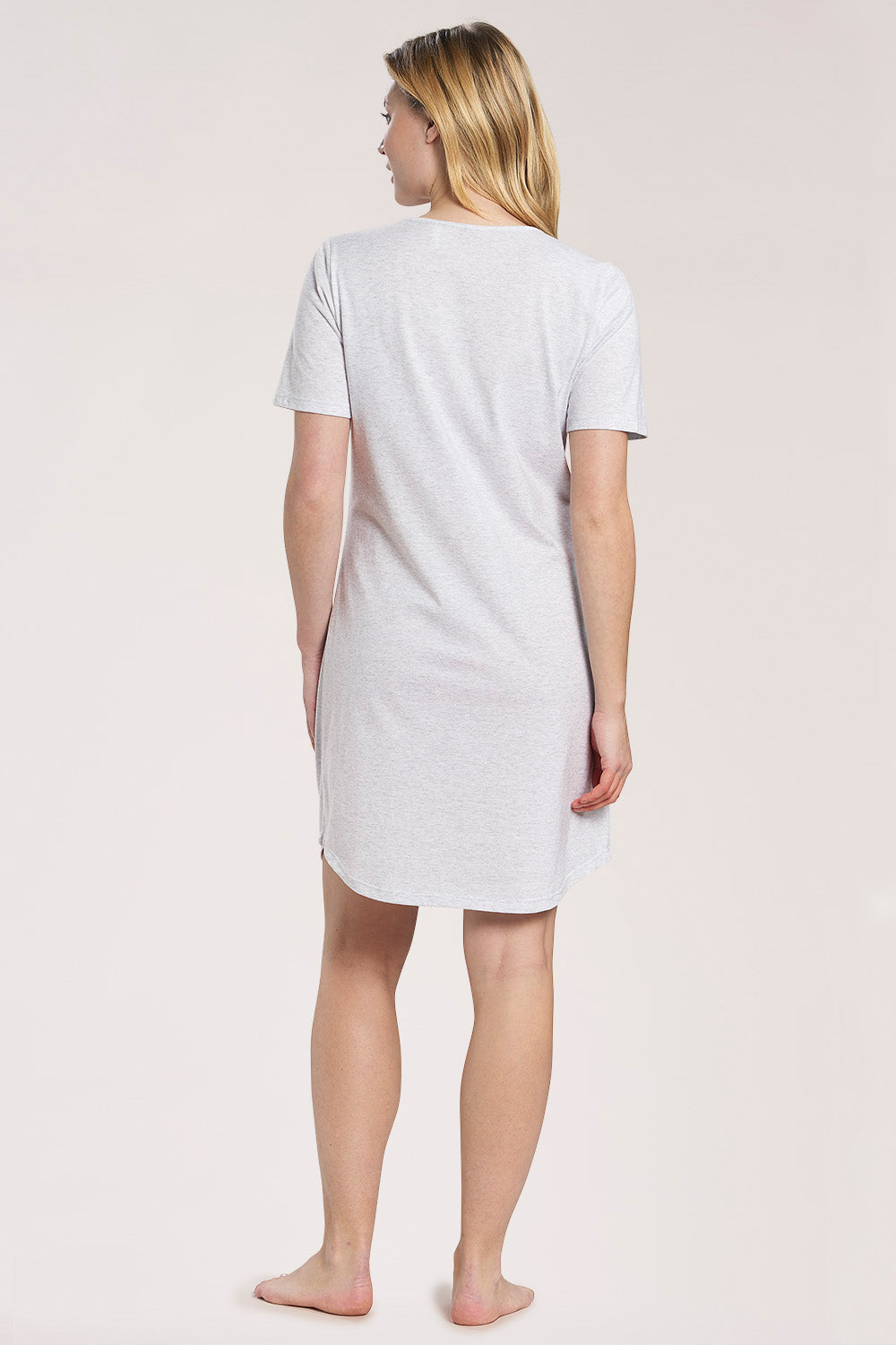 Rückansicht von Rösch Nachthemd Knielang