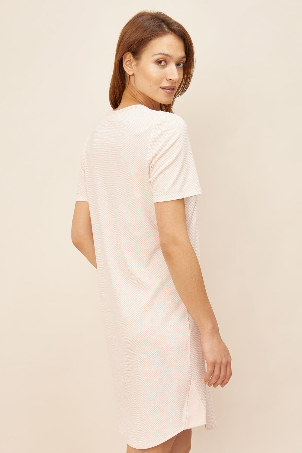 Rückansicht von Rösch Nachthemd Knielang