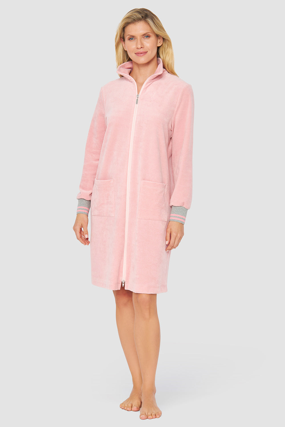 Frontalbild von Rösch Mantel Knielang