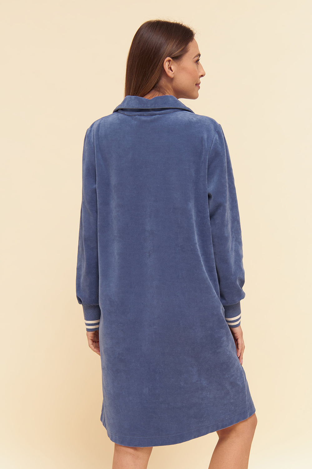 Rückansicht von Rösch Mantel Knielang