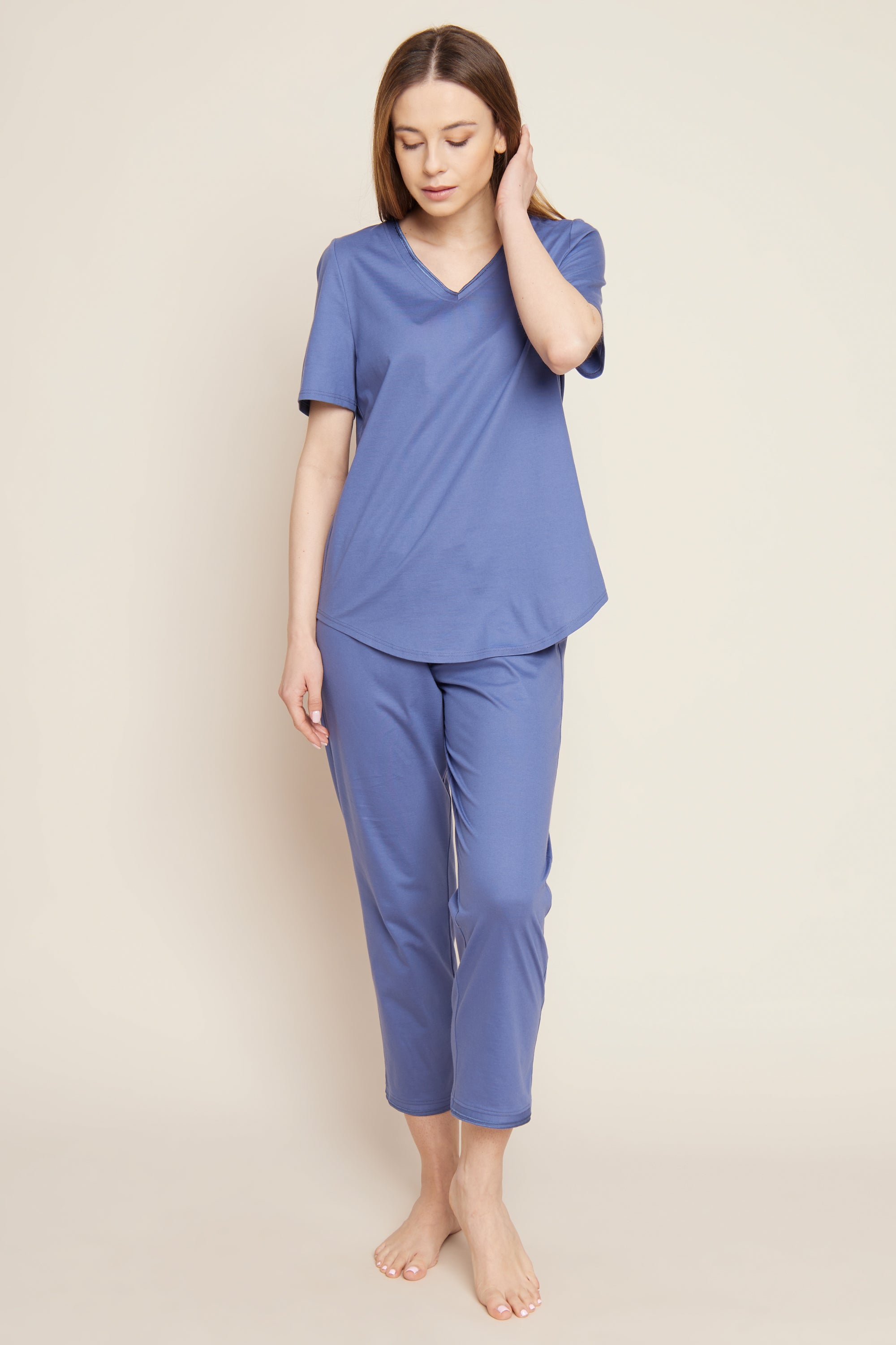 Ganzkörperbild von Rösch 7/8-Hose