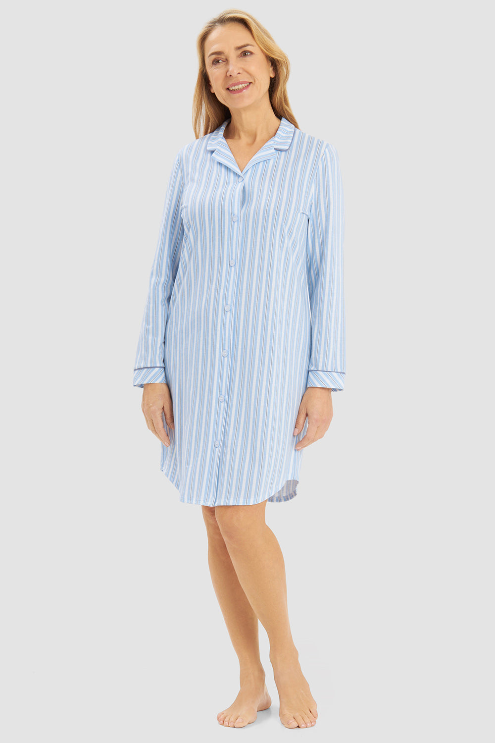 Frontalbild von Rösch Nachthemd Langarm