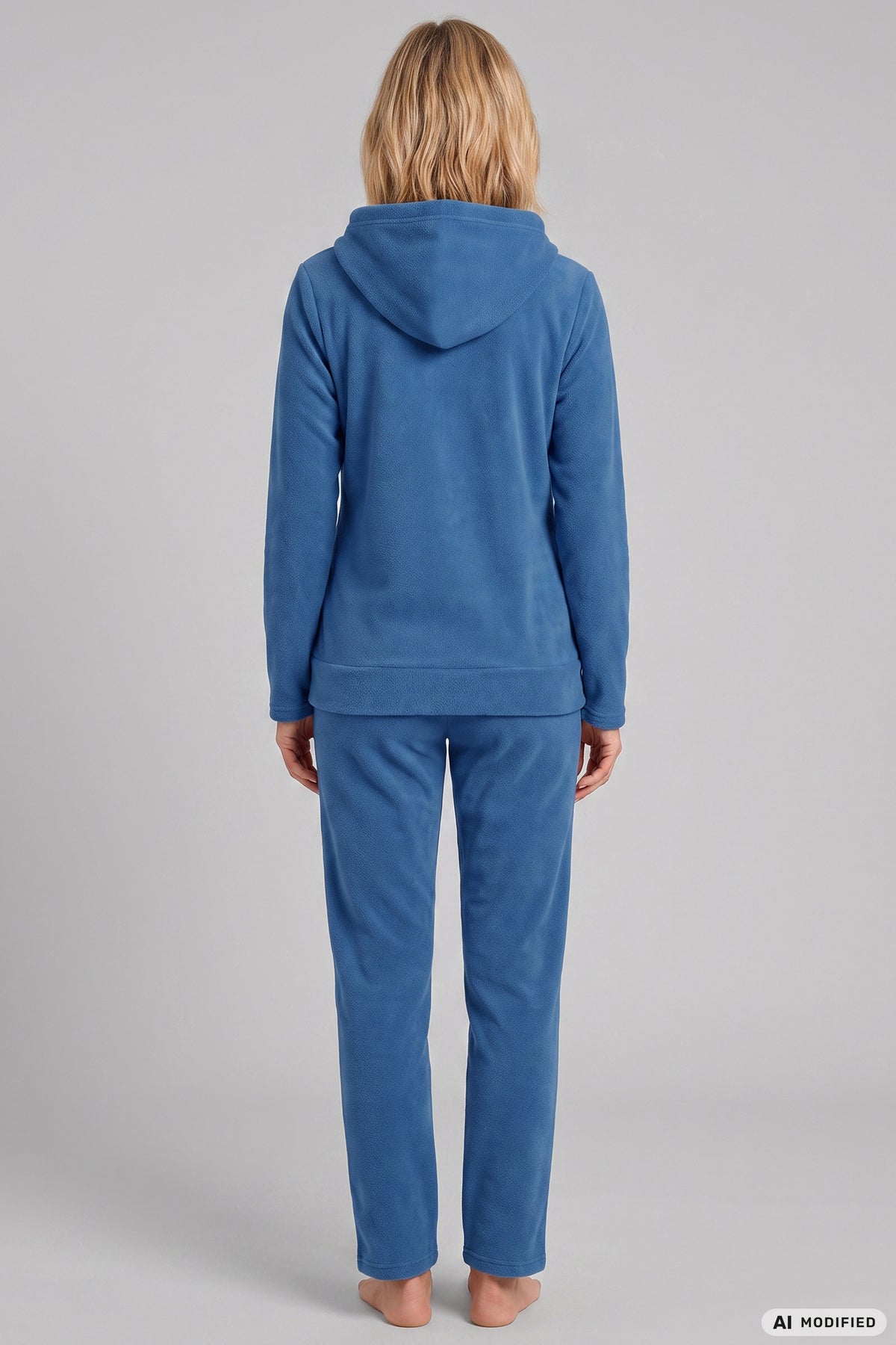 Rösch Hausanzug, Fleece Blau