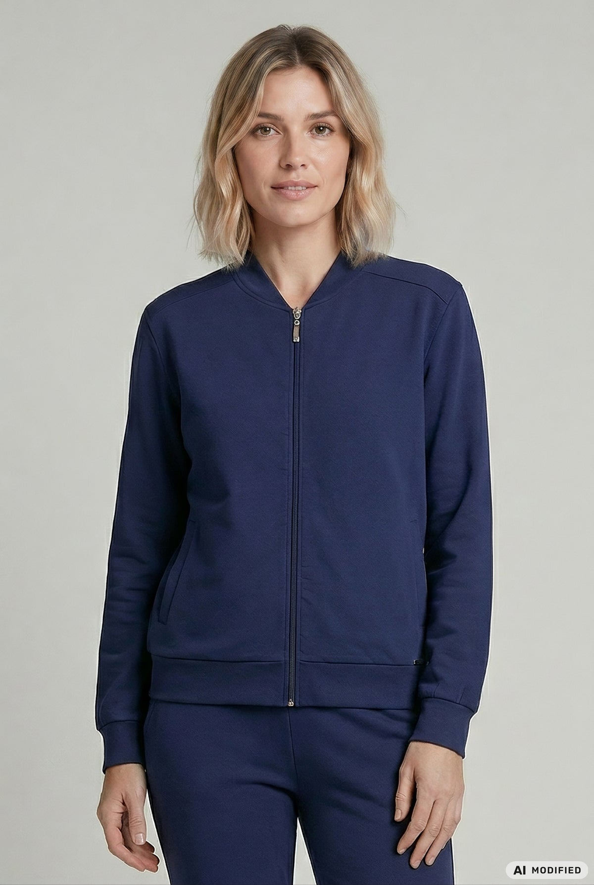 Rösch Jacke, Sweatjacke Blau