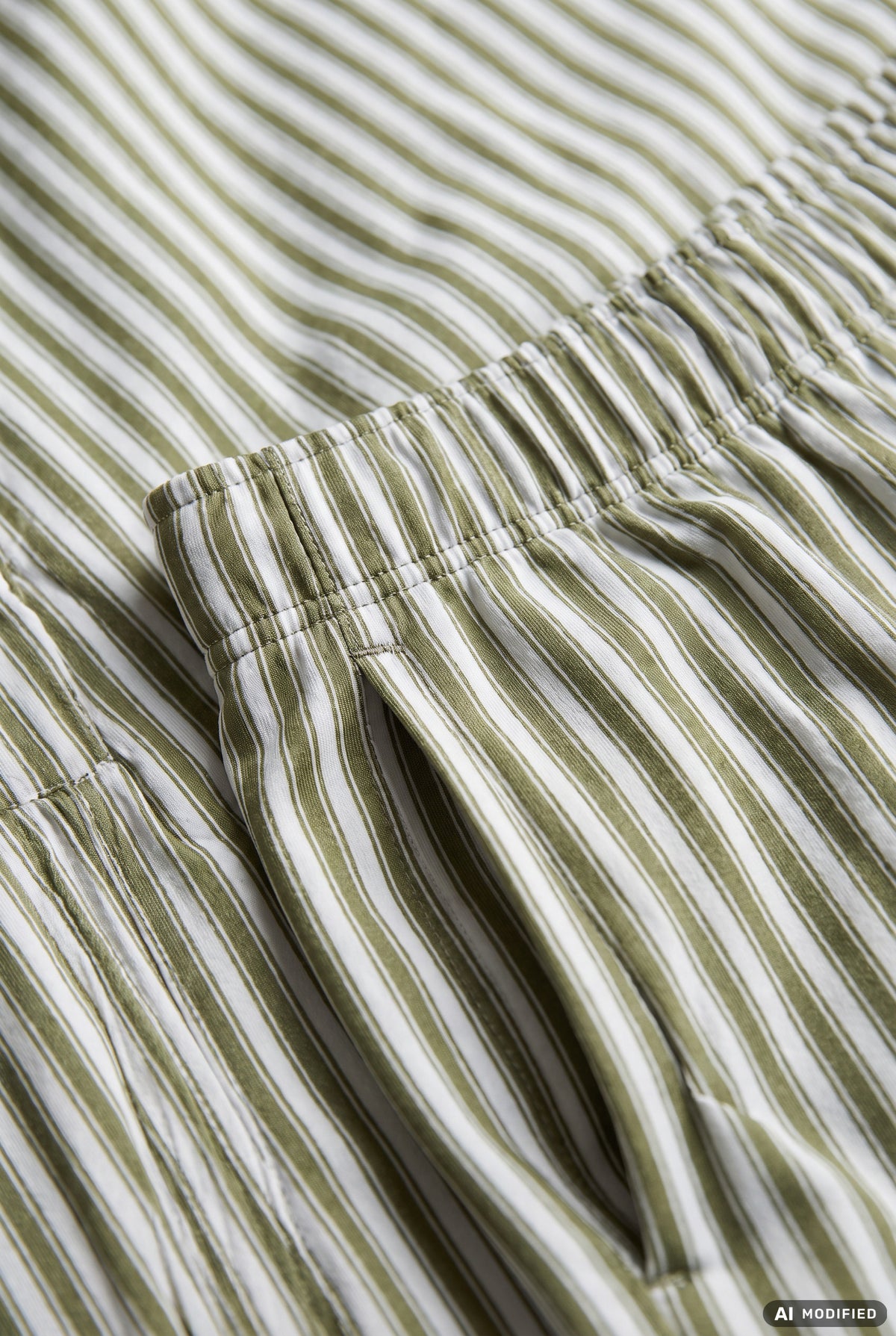 Rösch Herren-Pyjama Kurz mit Streifenhose
