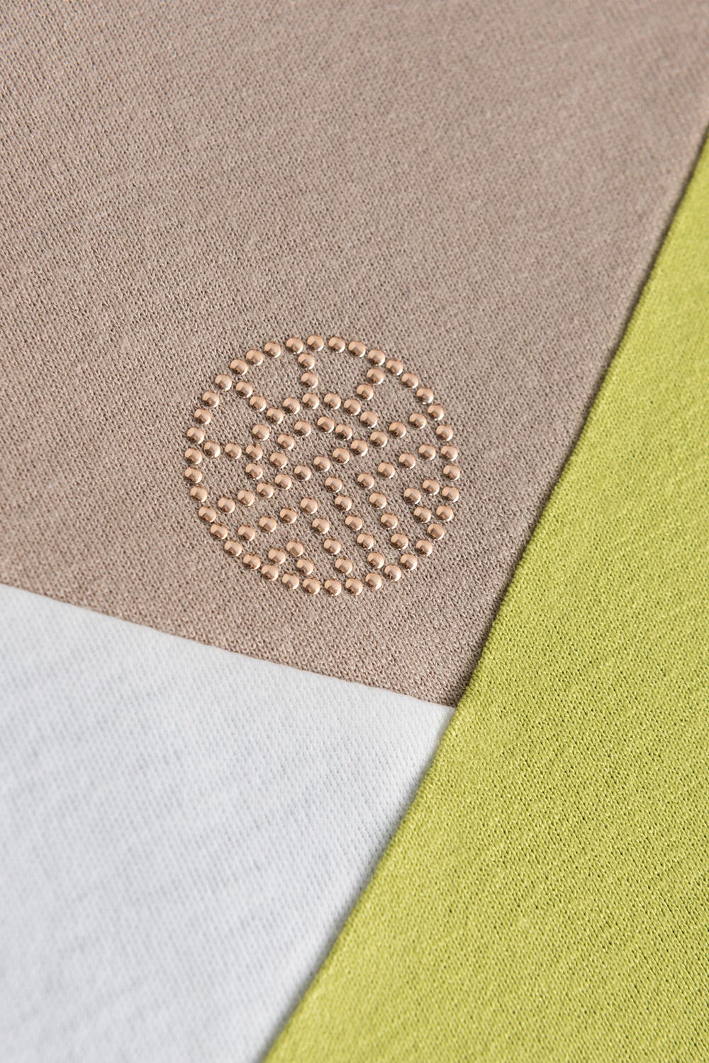 Detailbild 2 von Nachthemd mit Colourblocking-Effekt V-Ausschnitt 100% Baumwolle