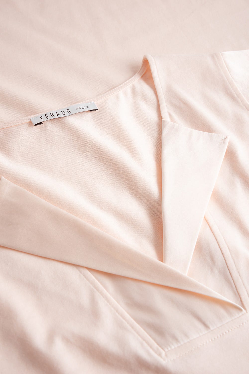 Detailbild 1 von Nachtkleid mit Revers in Webseide Elegant Baumwolle/Modal