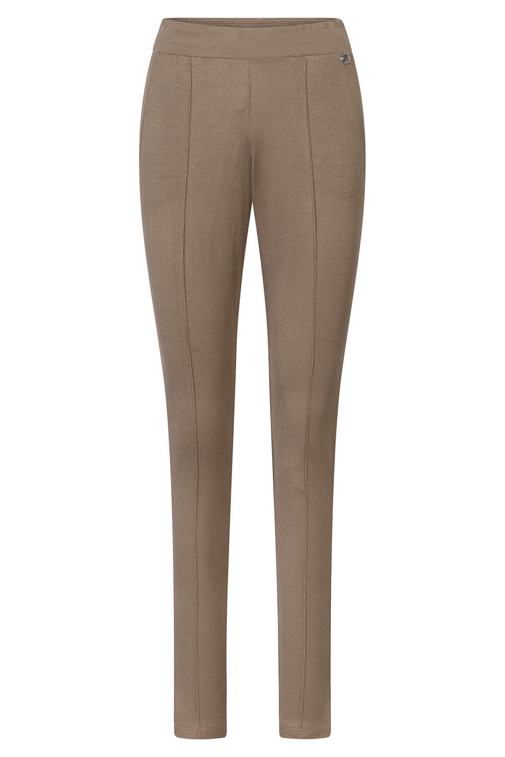 Hollowbild von Hose mit Ziernähten Slim Schmal Sommerlich Viskose/Polyacryl