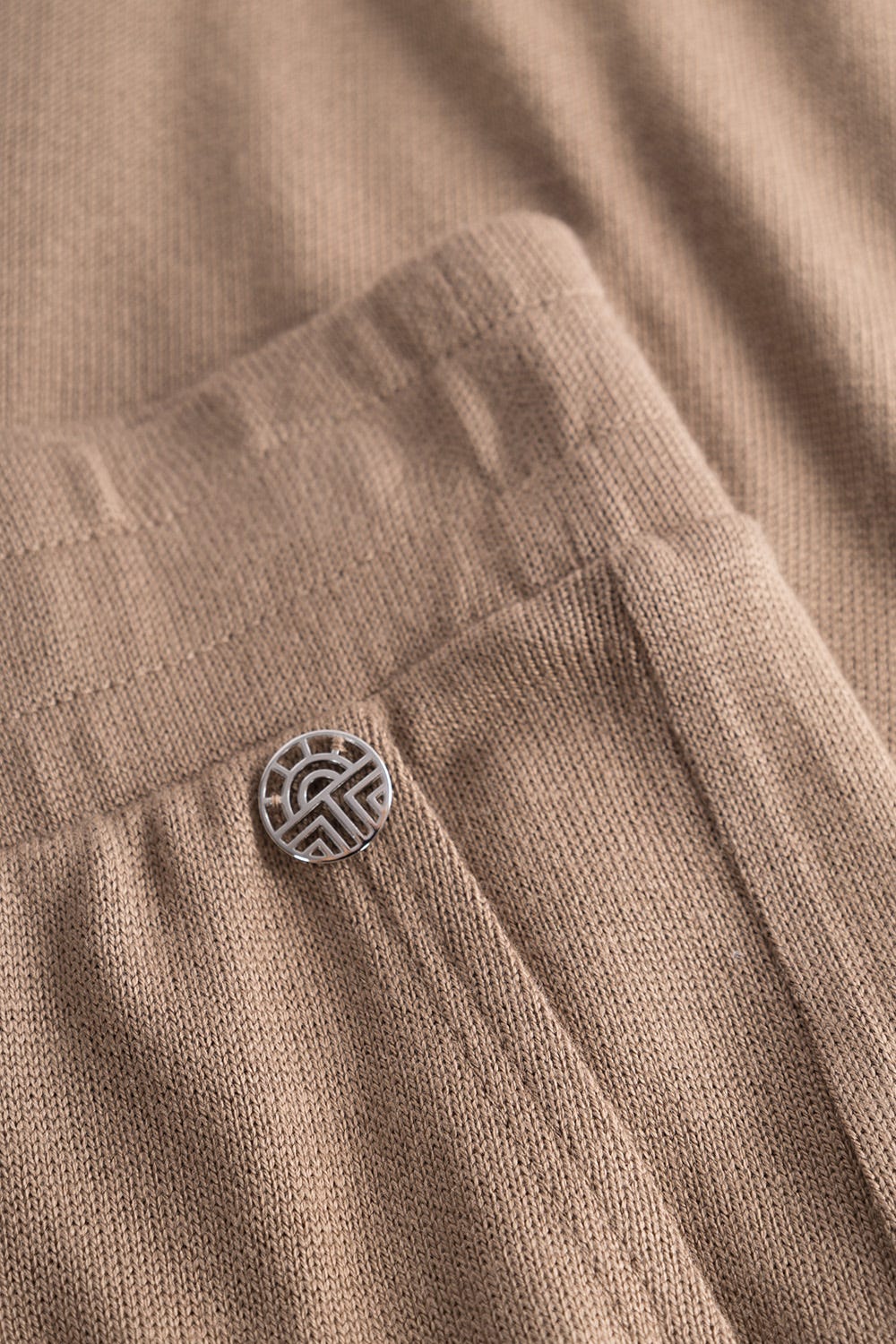 Detailbild 2 von Hose mit Ziernähten Slim Schmal Sommerlich Viskose/Polyacryl