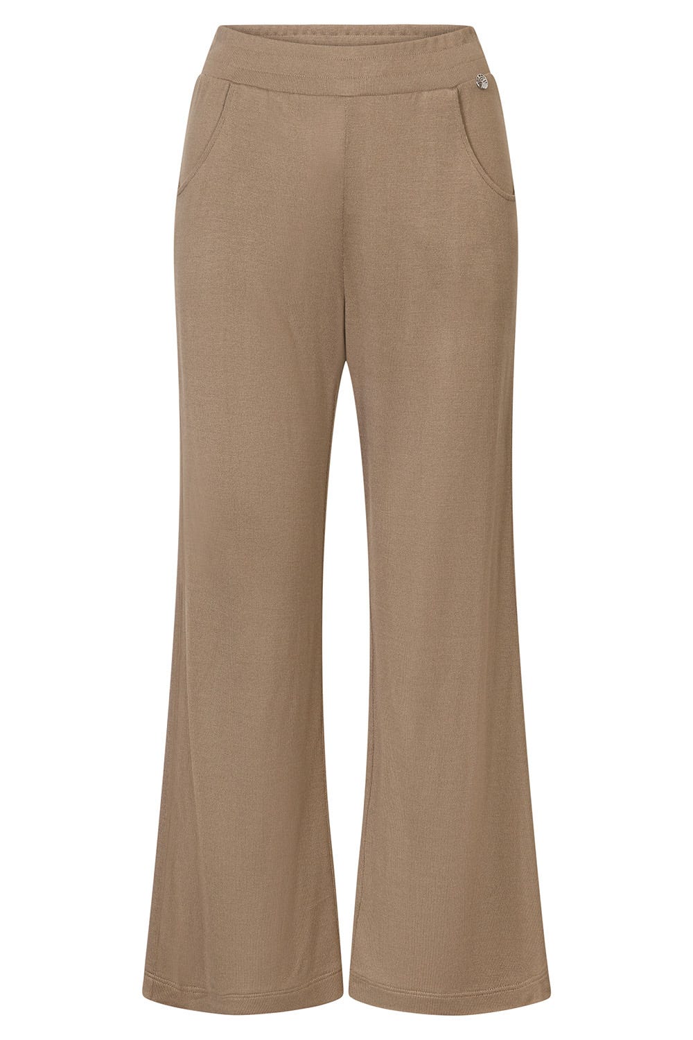 Hollowbild von Weite Hose im Culotte-Stil Taschen Sommerlich Viskose/Polyacryl