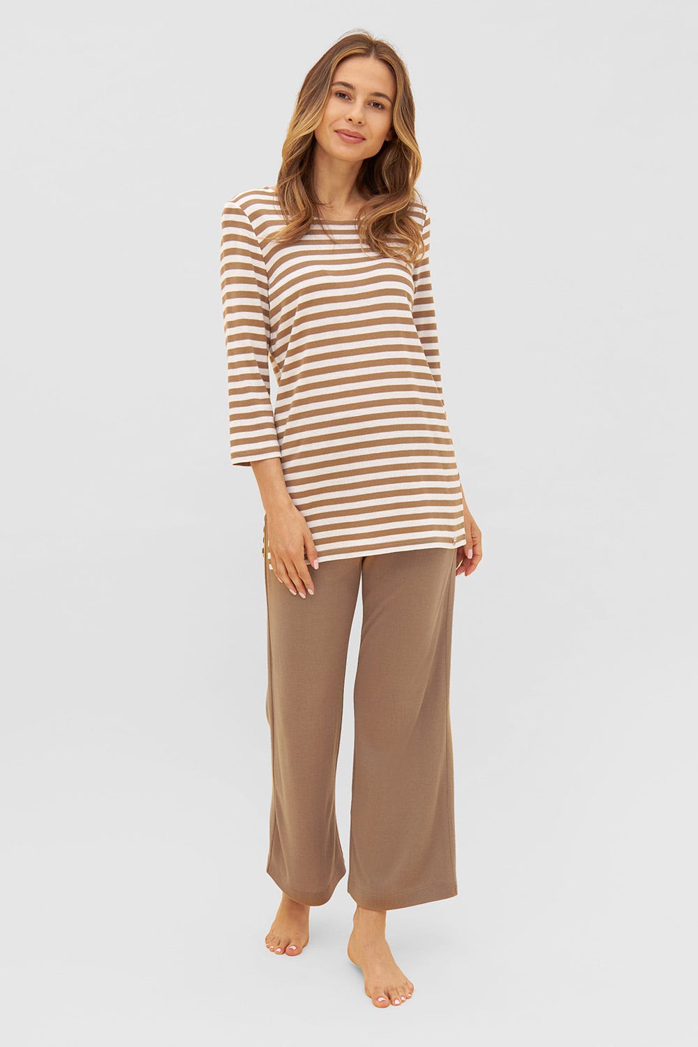 Detailbild 1 von Weite Hose im Culotte-Stil Taschen Sommerlich Viskose/Polyacryl