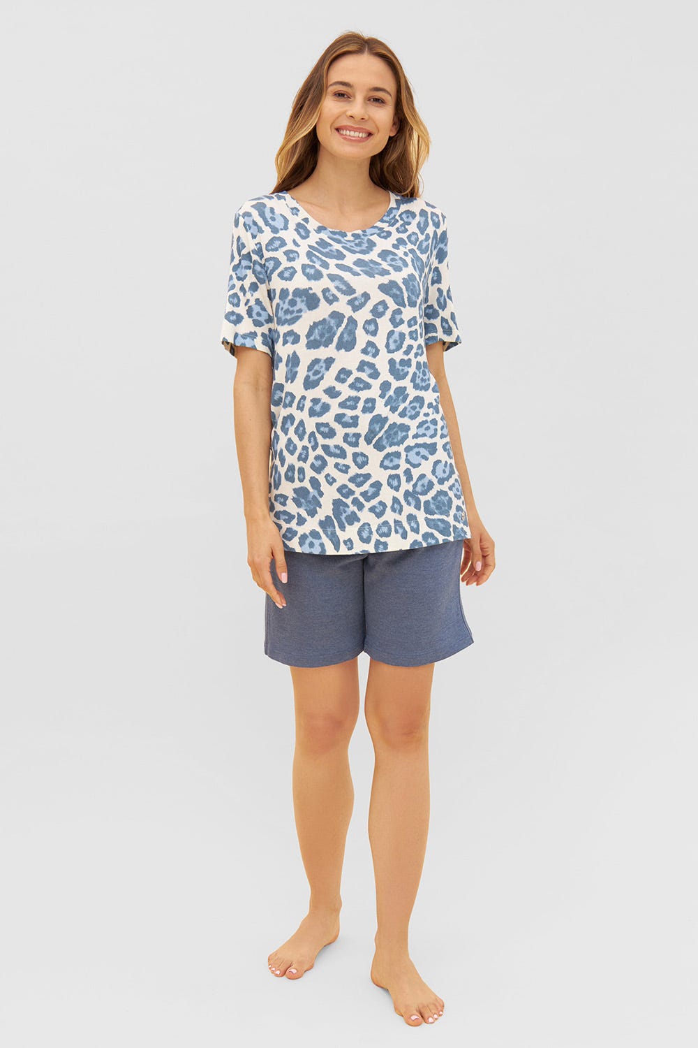 Detailbild 1 von Bermuda aus sommerlichem Strick Kordelzug Viskose/Polyacryl