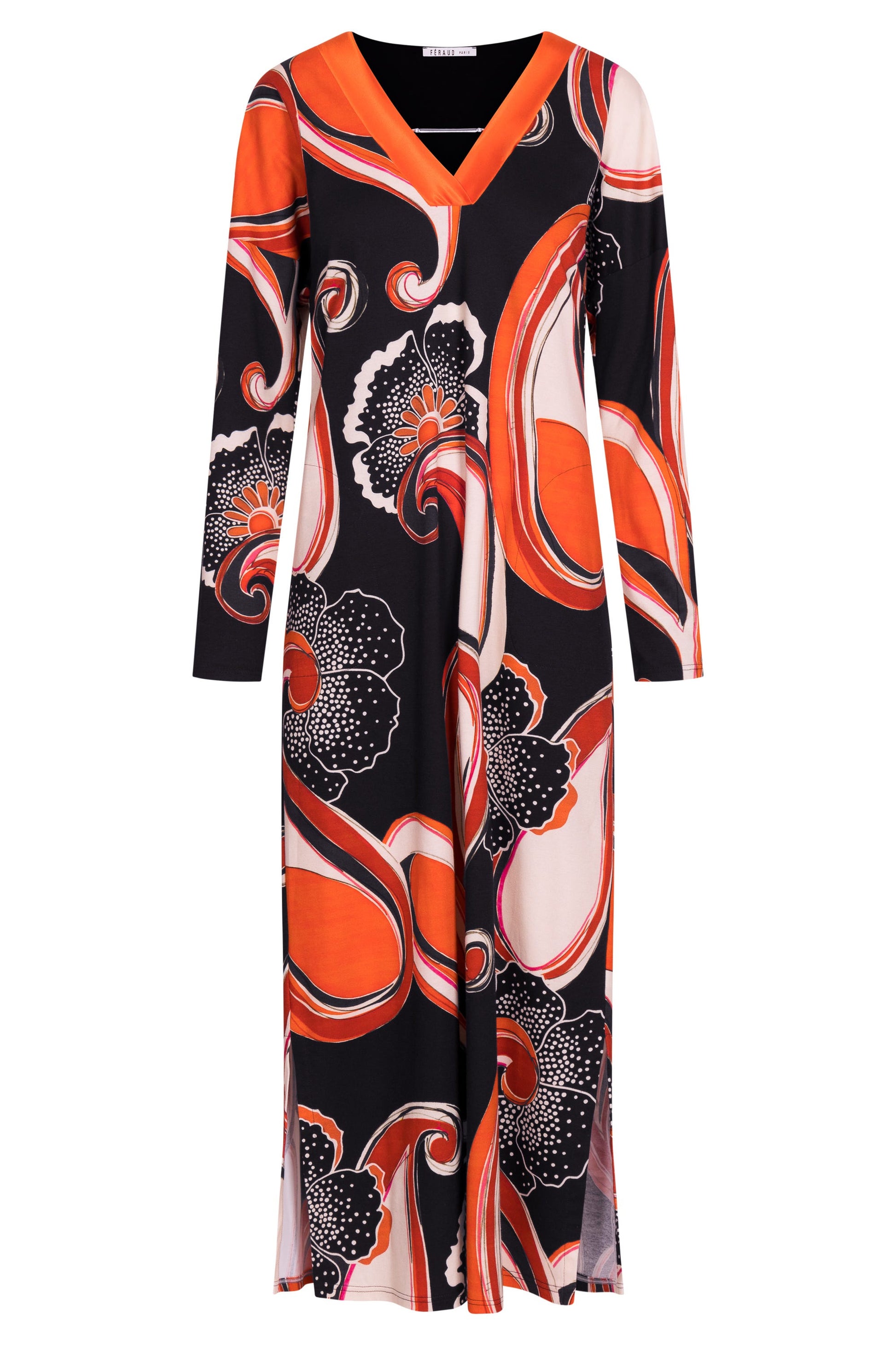 Hollowbild von Nachtkleid im Paisleymuster Kette Baumwolle/Modal