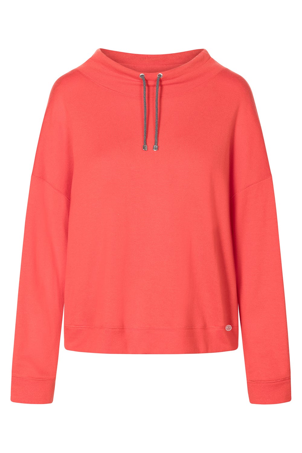 Hollowbild von Shirt mit weichem Kragen Strick Baumwolle/Polyacryl