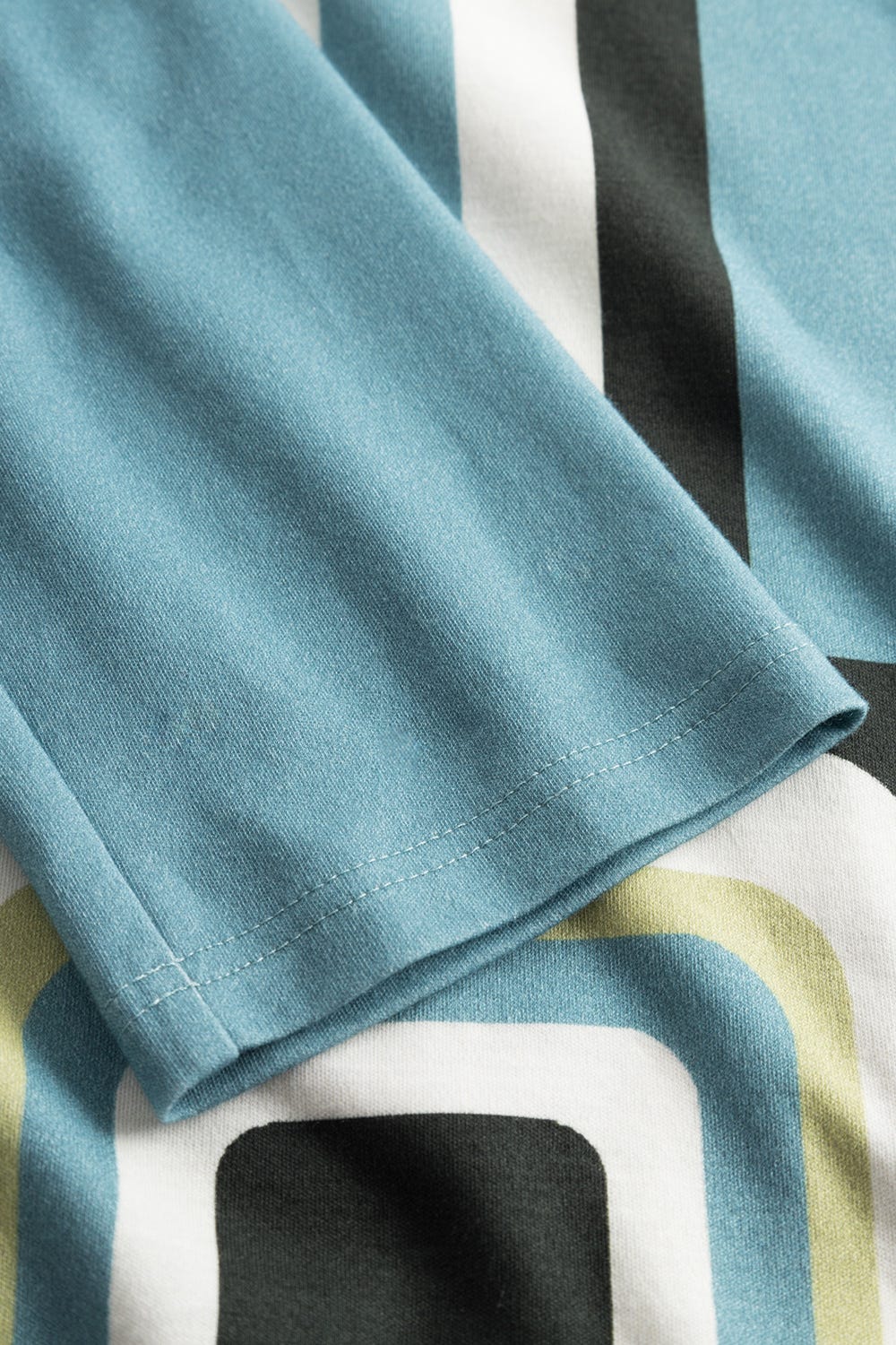 Detailbild 2 von Pyjama mit Retro-Druck 100% Baumwolle