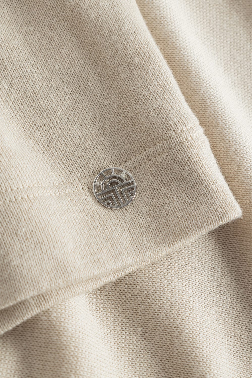 Detailbild 2 von Pullover mit Kapuze Hoodie Strick Baumwolle/Polyacryl