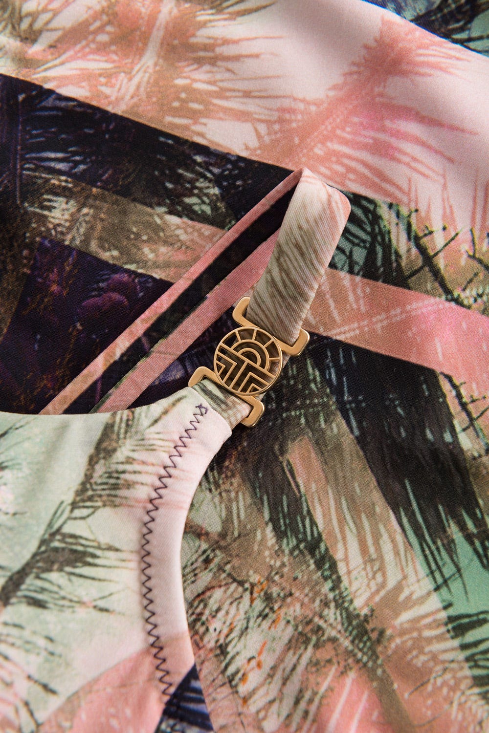 Detailbild 2 von Bikini im aufregenden Palmen-Druck Raffungen Polyamid/Elasthan