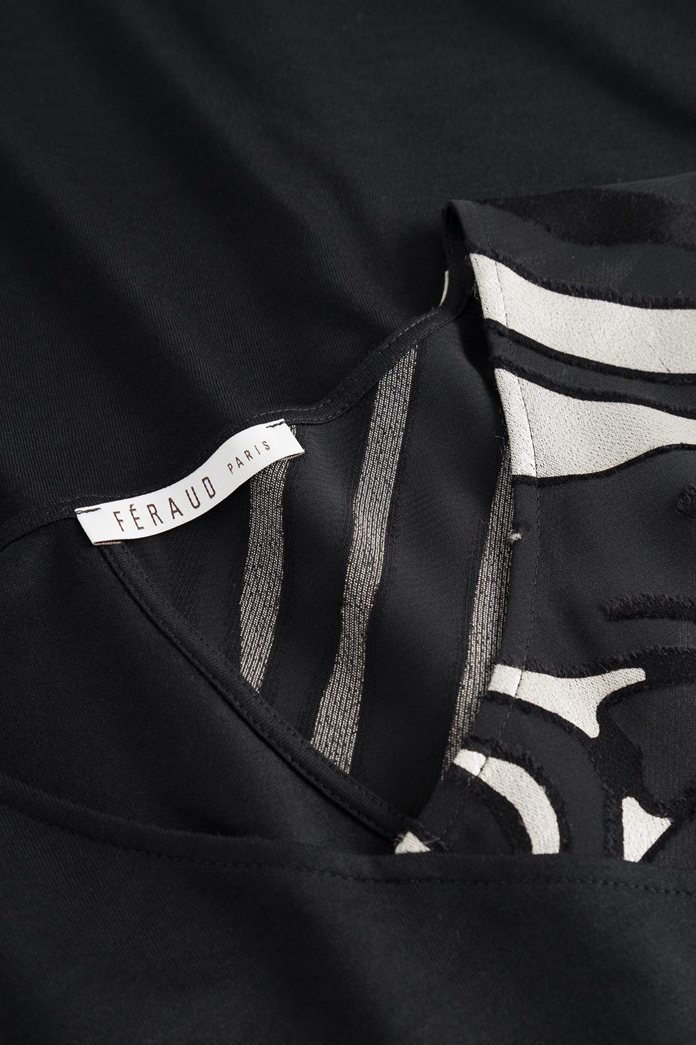 Detailbild 1 von Nachthemd mit elegantem Zebra-Detail exotisch Polyester/Viskose