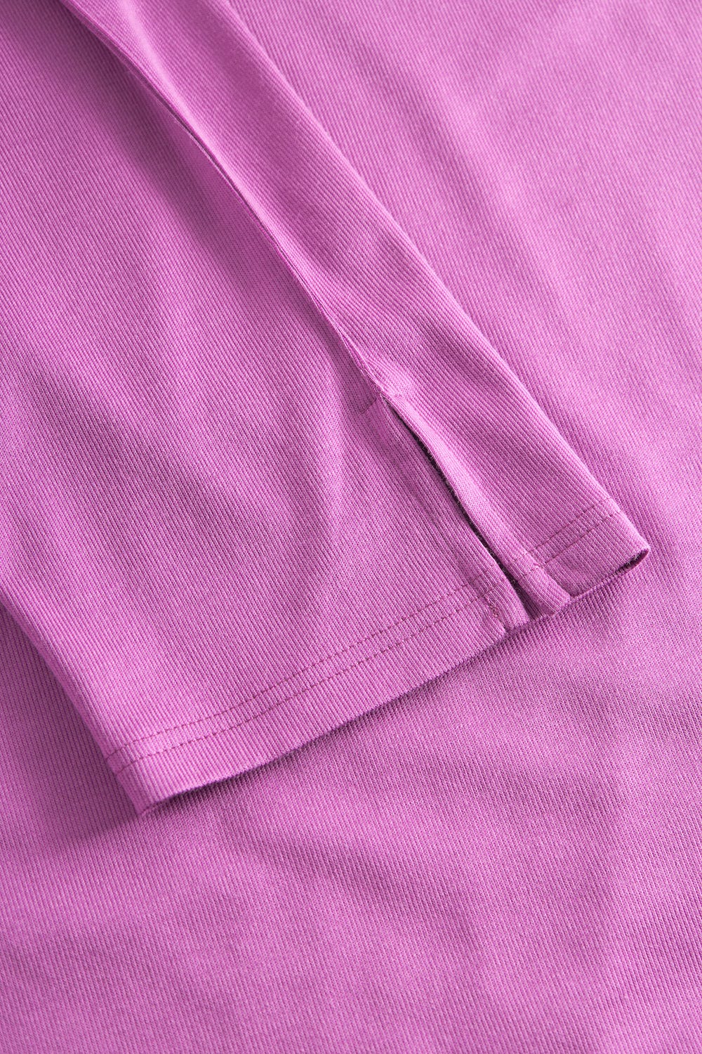 Detailbild 3 von Nachthemd mit Logodetail und Nadelzug Violett Viskose/Baumwolle