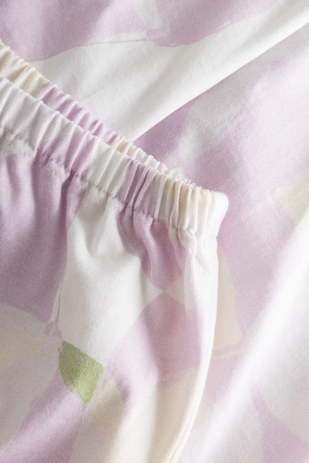 Detailbild 3 von Pyjama im Blütendruck Pastellfarben 100% Baumwolle