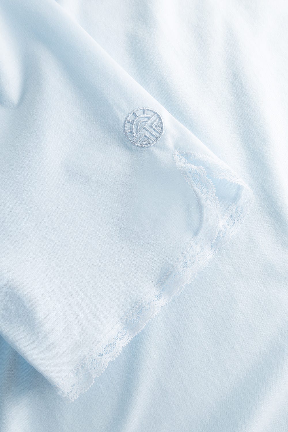 Detailbild 2 von Nachthemd mit Spitzendetails Biesen romantisch 100% Baumwolle