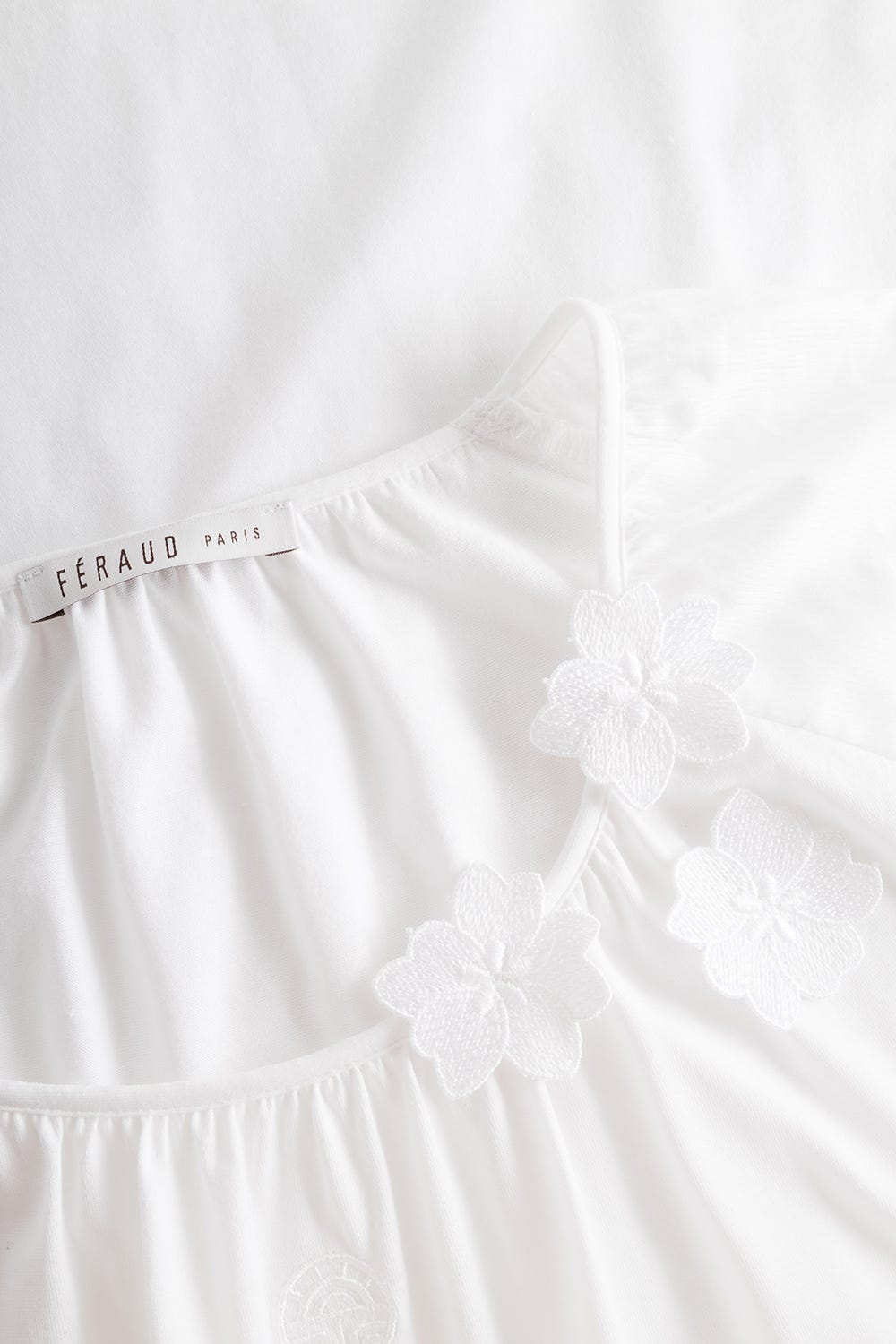 Detailbild 1 von Nachtkleid mit blumigen Spitzendetails Voile 100% Baumwolle