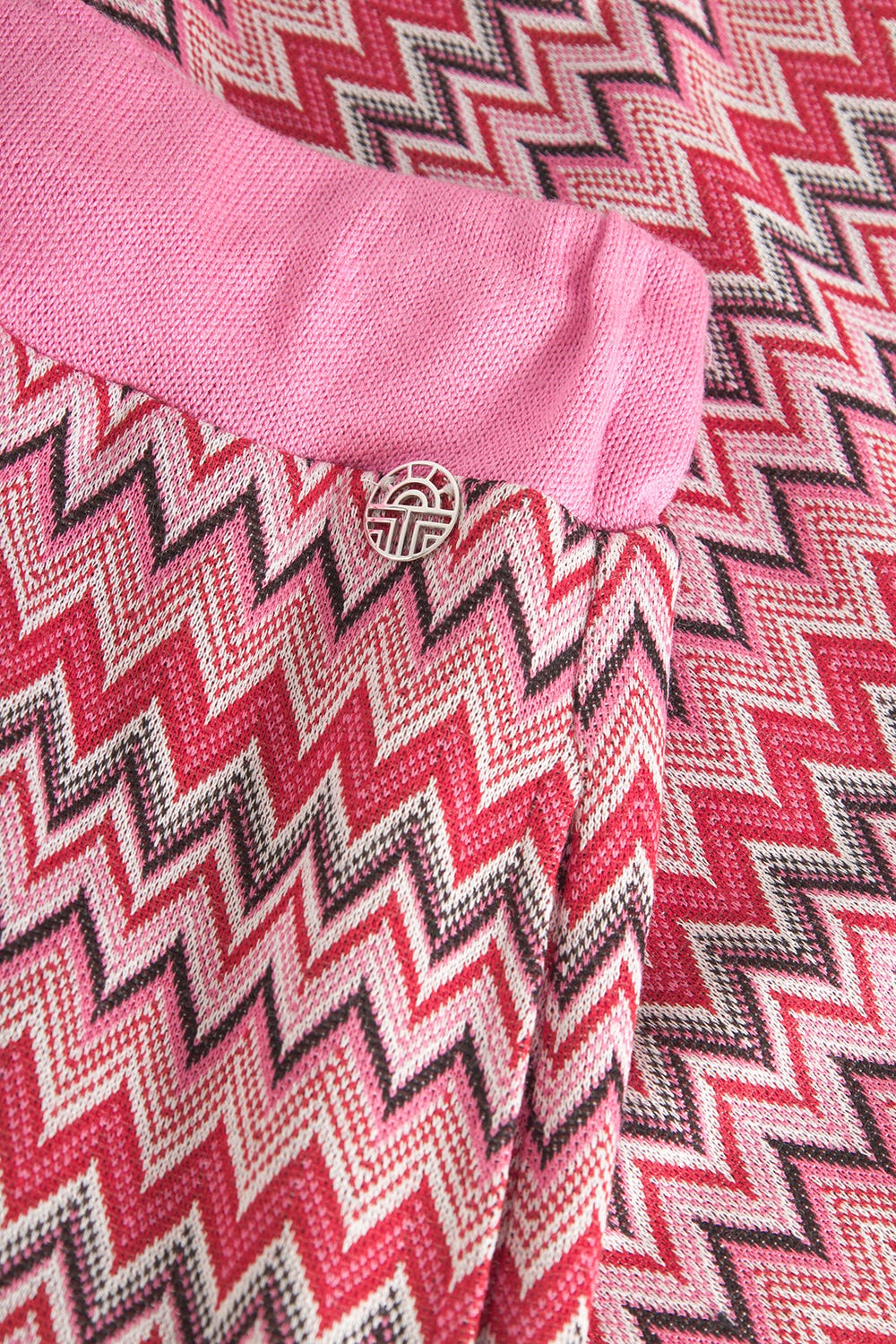 Detailbild 2 von Shorts im Zackenmuster Strick Materialmix