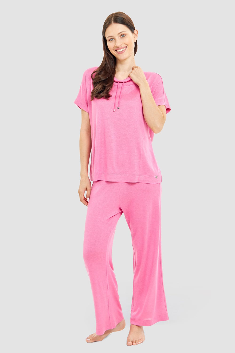 Detailbild 1 von T-Shirt mit Kordel-Detail Strick Viskose/Polyacryl