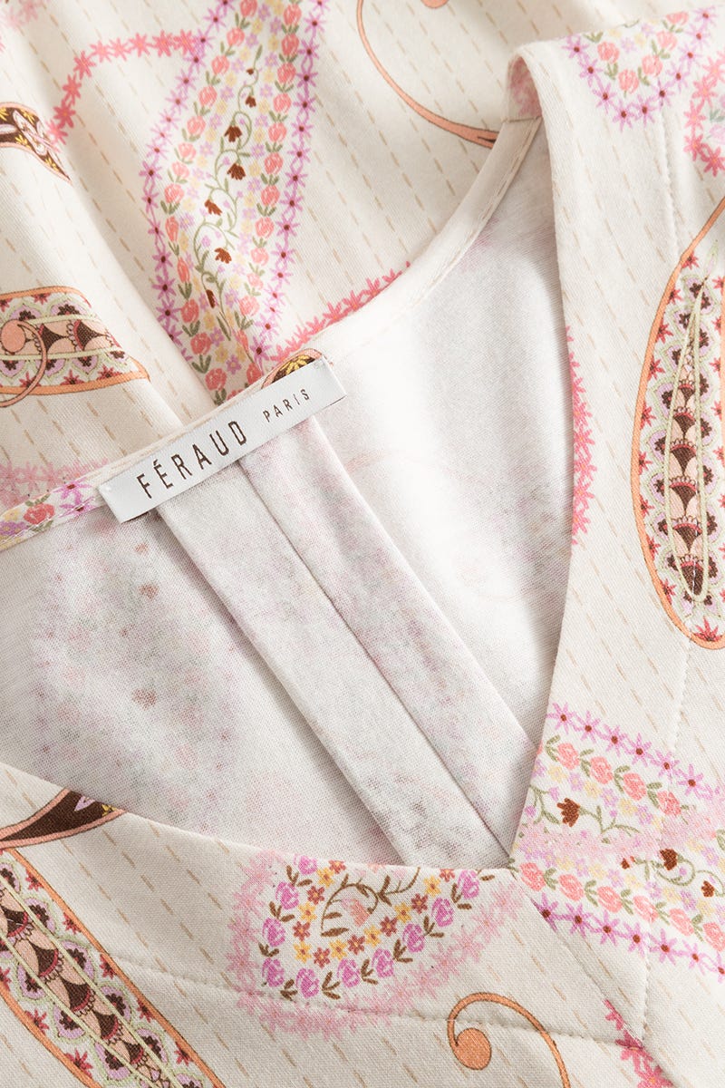 Detailbild 1 von Pyjama im Paisley-Druck Baumwolle/Modal