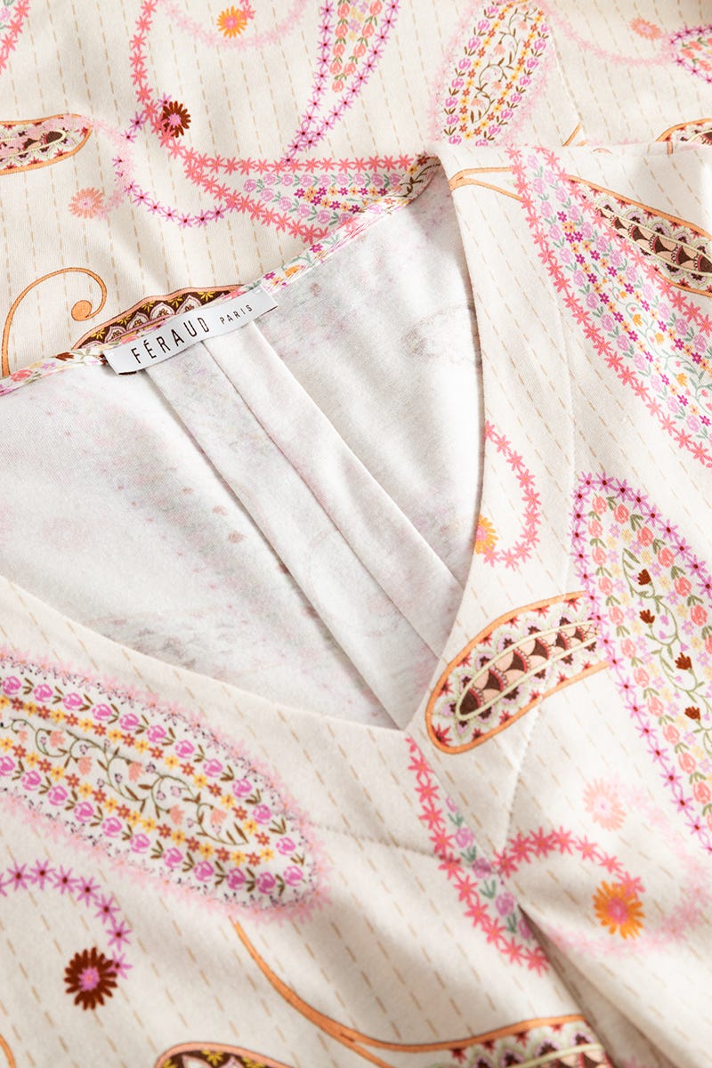 Detailbild 1 von Nachthemd im Paisley-Druck Baumwolle/Modal