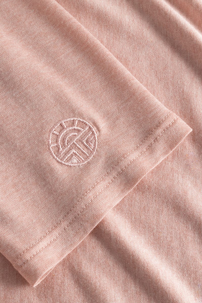 Detailbild 3 von Pyjama mit romantischen Raffungen in Rosa 100% Viskose