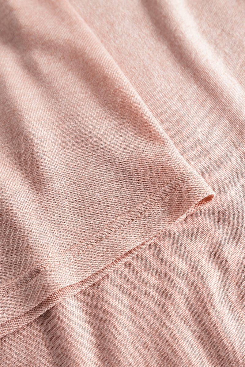 Detailbild 2 von Nachthemd mit romantischen Raffungen in Rosa 100% Viskose