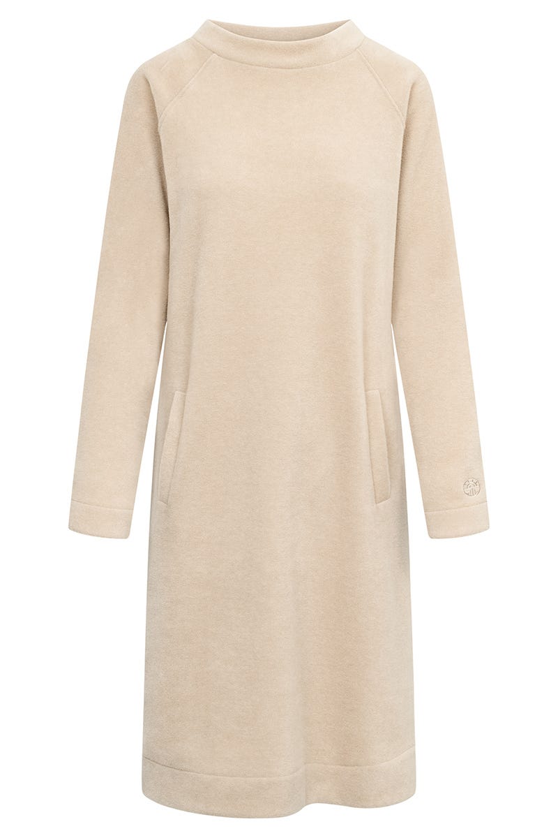 Hollowbild von Hauskleid aus kuscheligem Fleece Polyester/Viskose