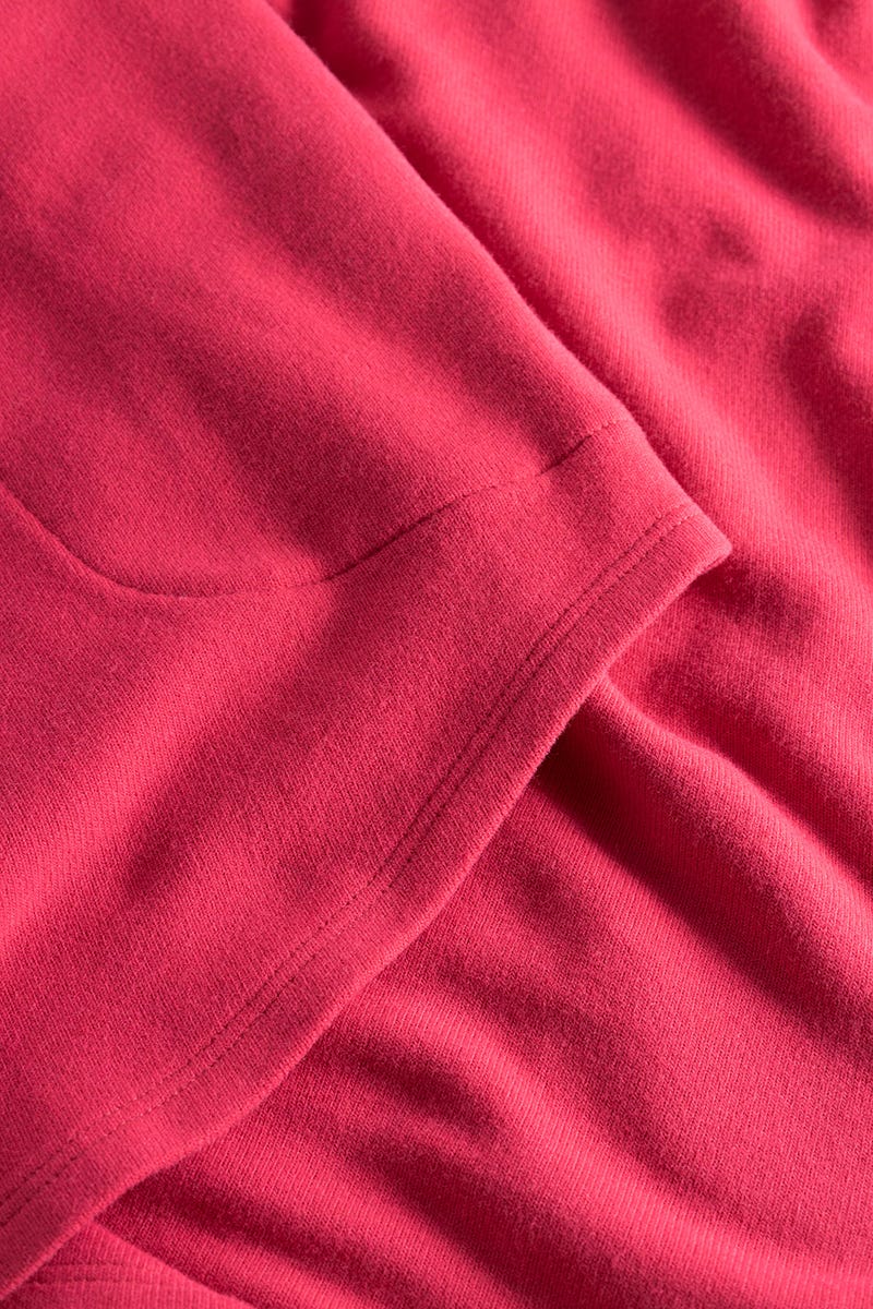 Detailbild 3 von Hausanzug aus Strick in Himbeere Materialmix