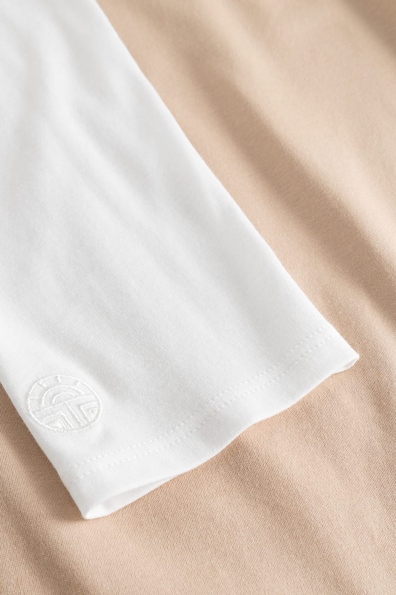 Detailbild 2 von Nachthemd mit Colourblocking-Druck angeraut 100% Baumwolle