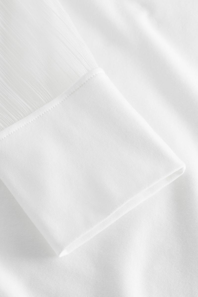 Detailbild 3 von Pyjama mit eleganten Spitzendetails am Ärmel 100% Baumwolle
