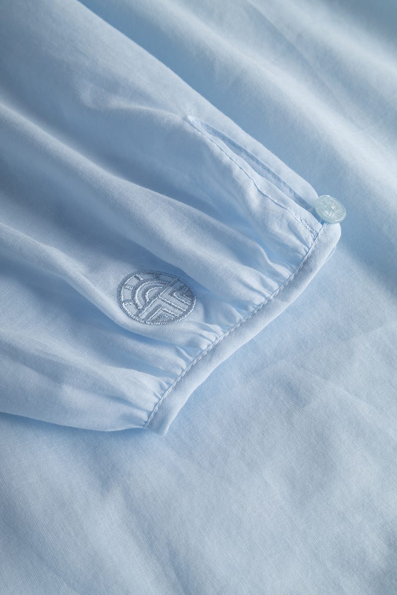 Detailbild 2 von Nachthemd mit romantischen Stickereien duftiger Voile 100% Baumwolle