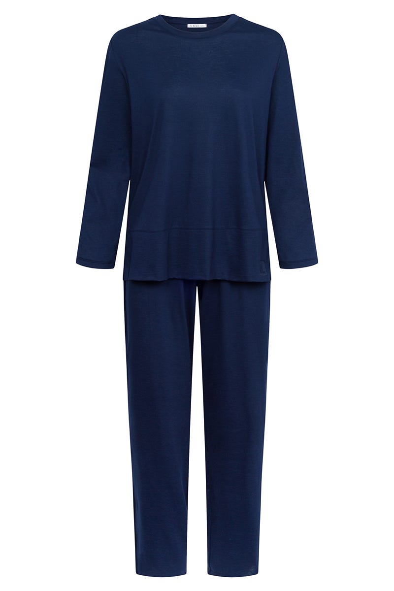 Hollowbild von Pyjama mit Prägemotiv Baumwolle/Modal