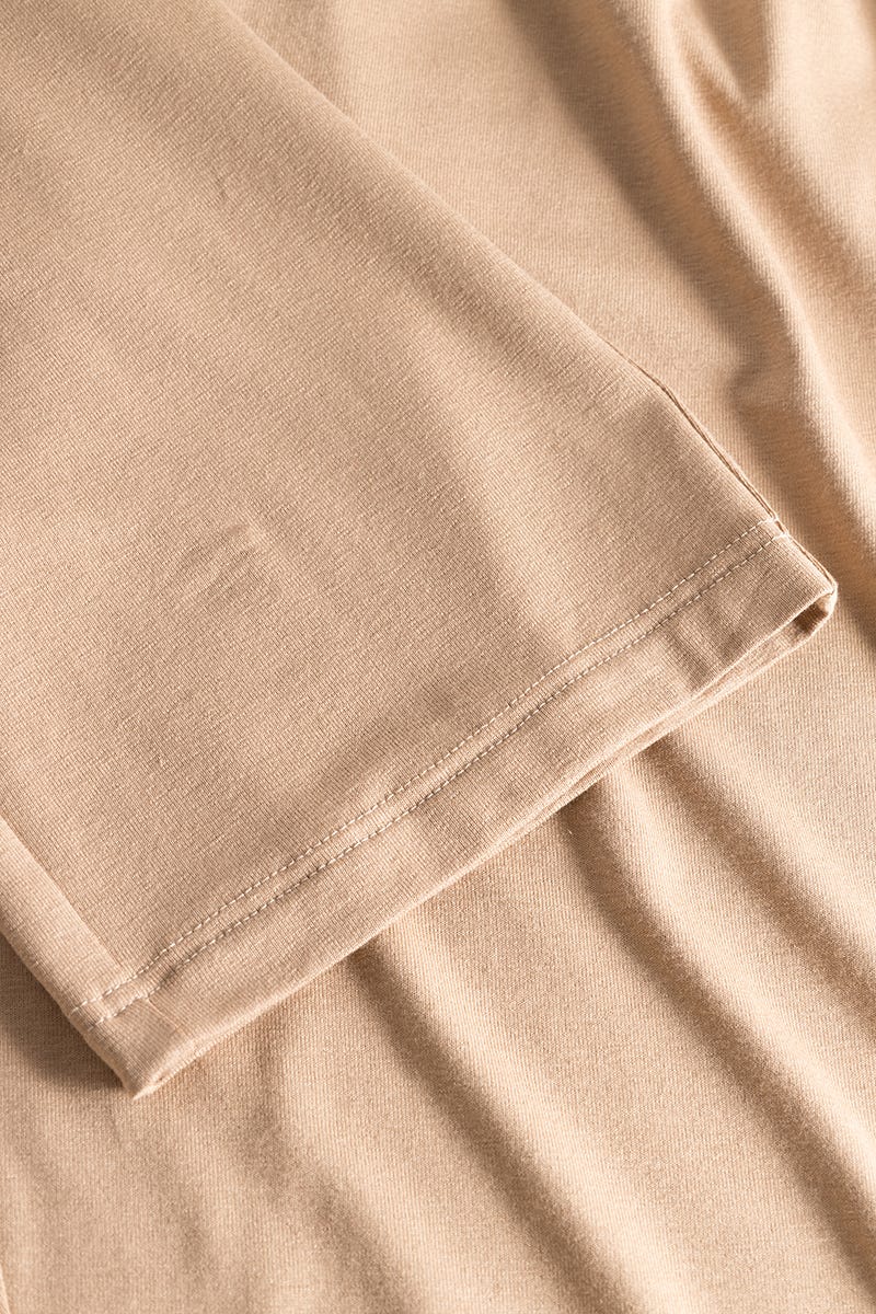 Detailbild 2 von Pyjama im herbstlichen Blätter-Druck Webware 100% Viskose