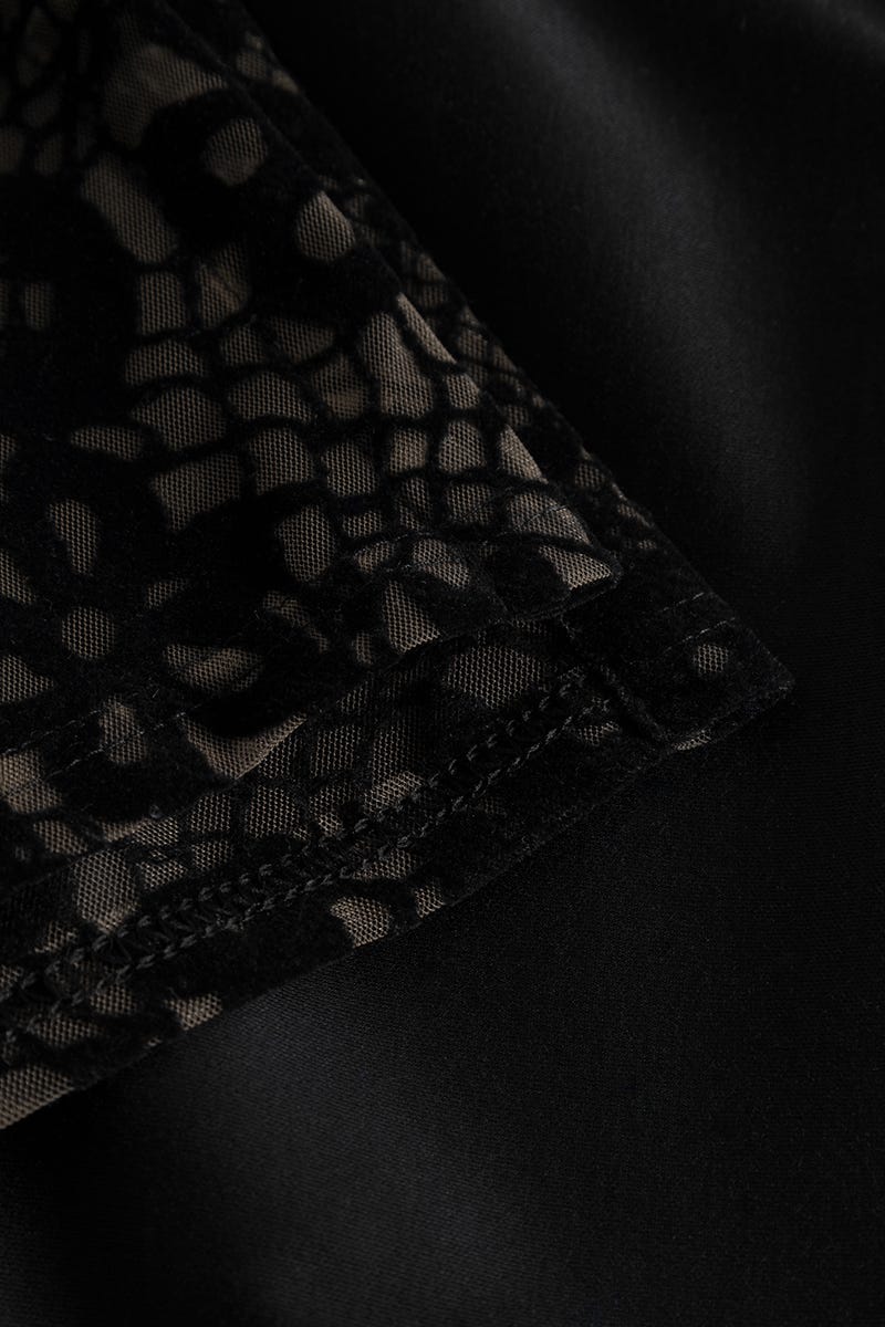 Detailbild 3 von Nachthemd Maxi-Länge mit opulenten Spitzendetails Baumwolle/Lyocell