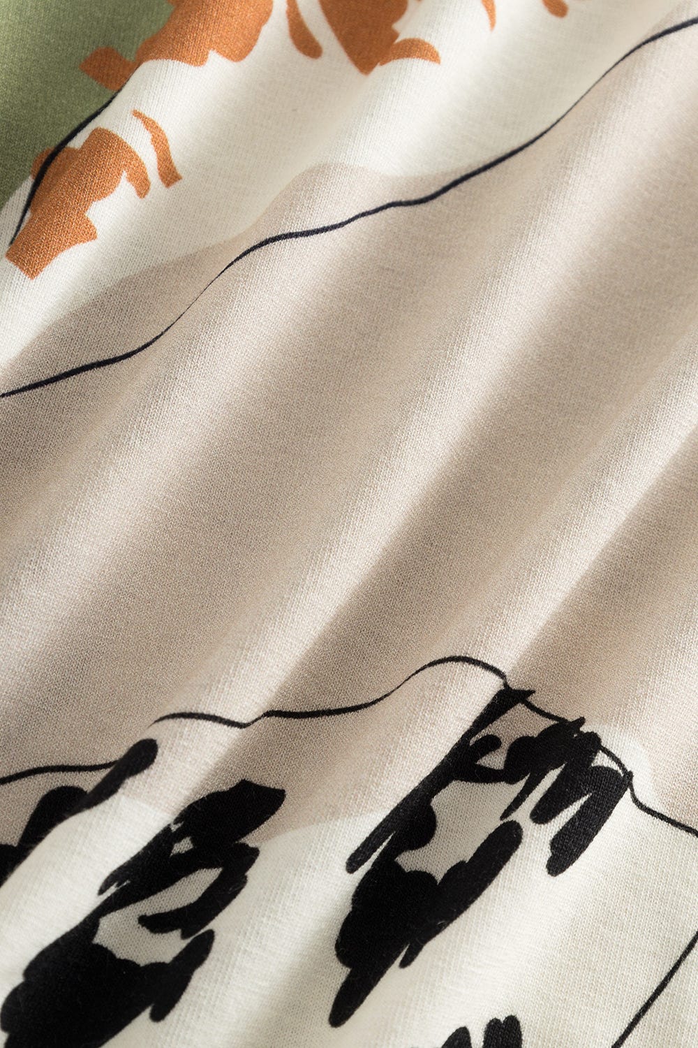 Detailbild 3 von Strandkleid Ärmellos im Animalprint Erdfarben Modern Leo Viskose/Elasthan